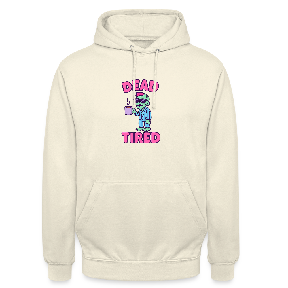 DEAD TIRED HOODIE - vanilla