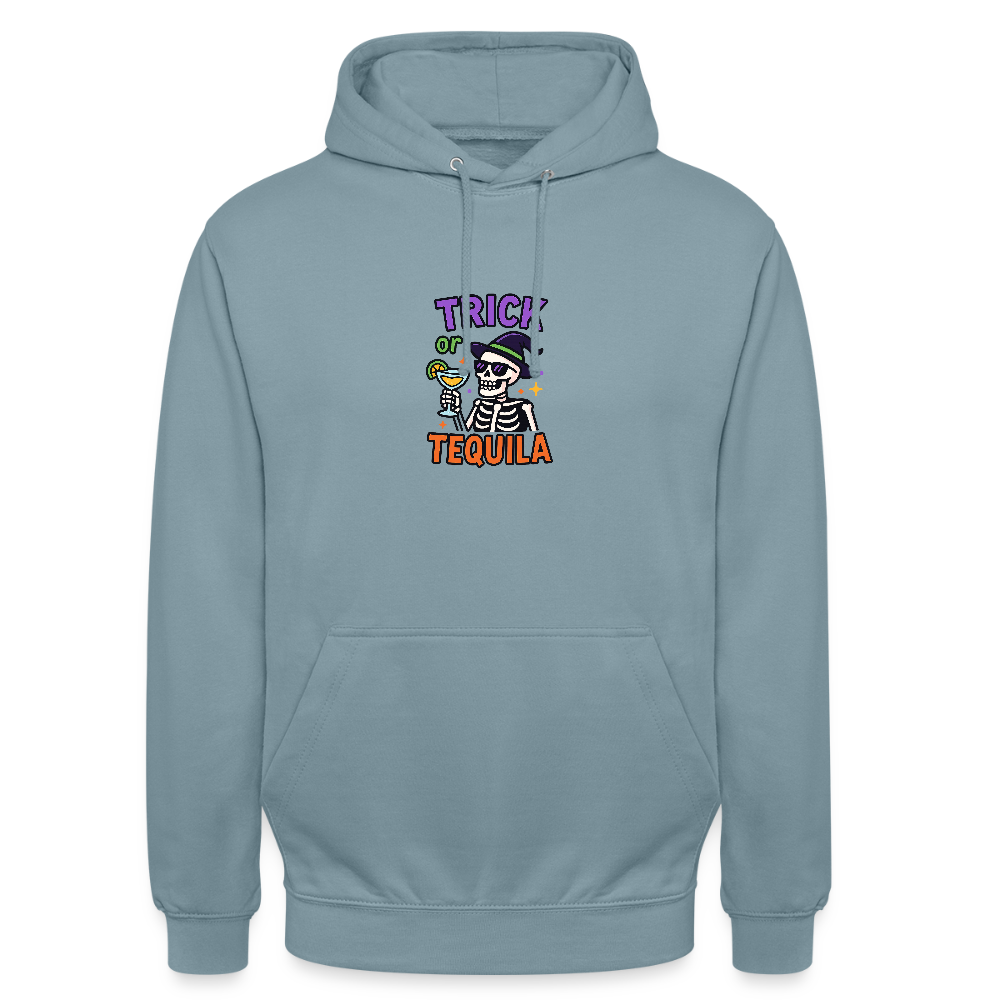 TRICK OR TEQUILA HOODIE - stonewash blue