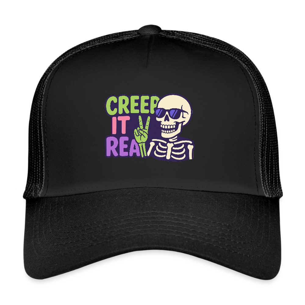 CREEP IT REAL CAP - black/black