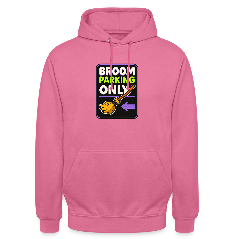 BROOM PARKING ONLY HOODIE - pink