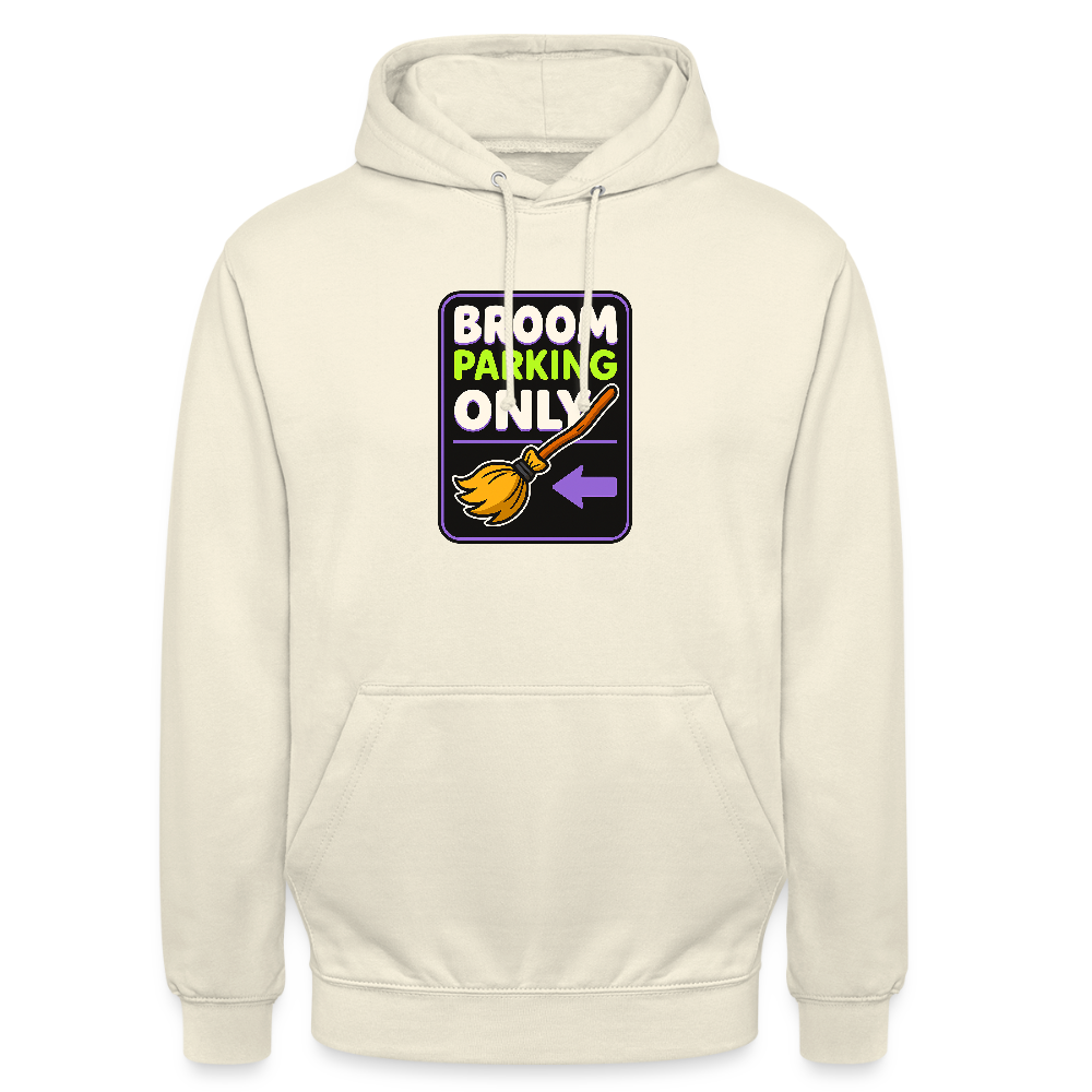 BROOM PARKING ONLY HOODIE - vanilla