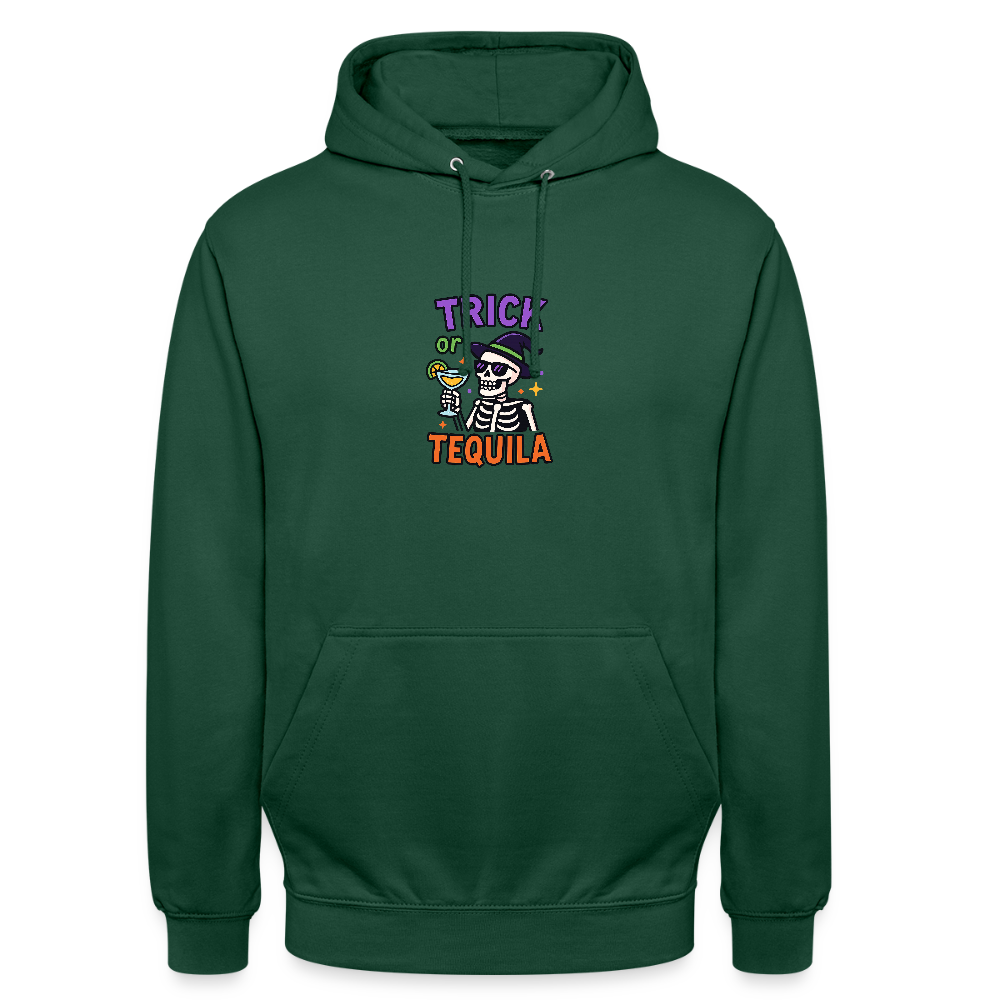 TRICK OR TEQUILA HOODIE - bottle green