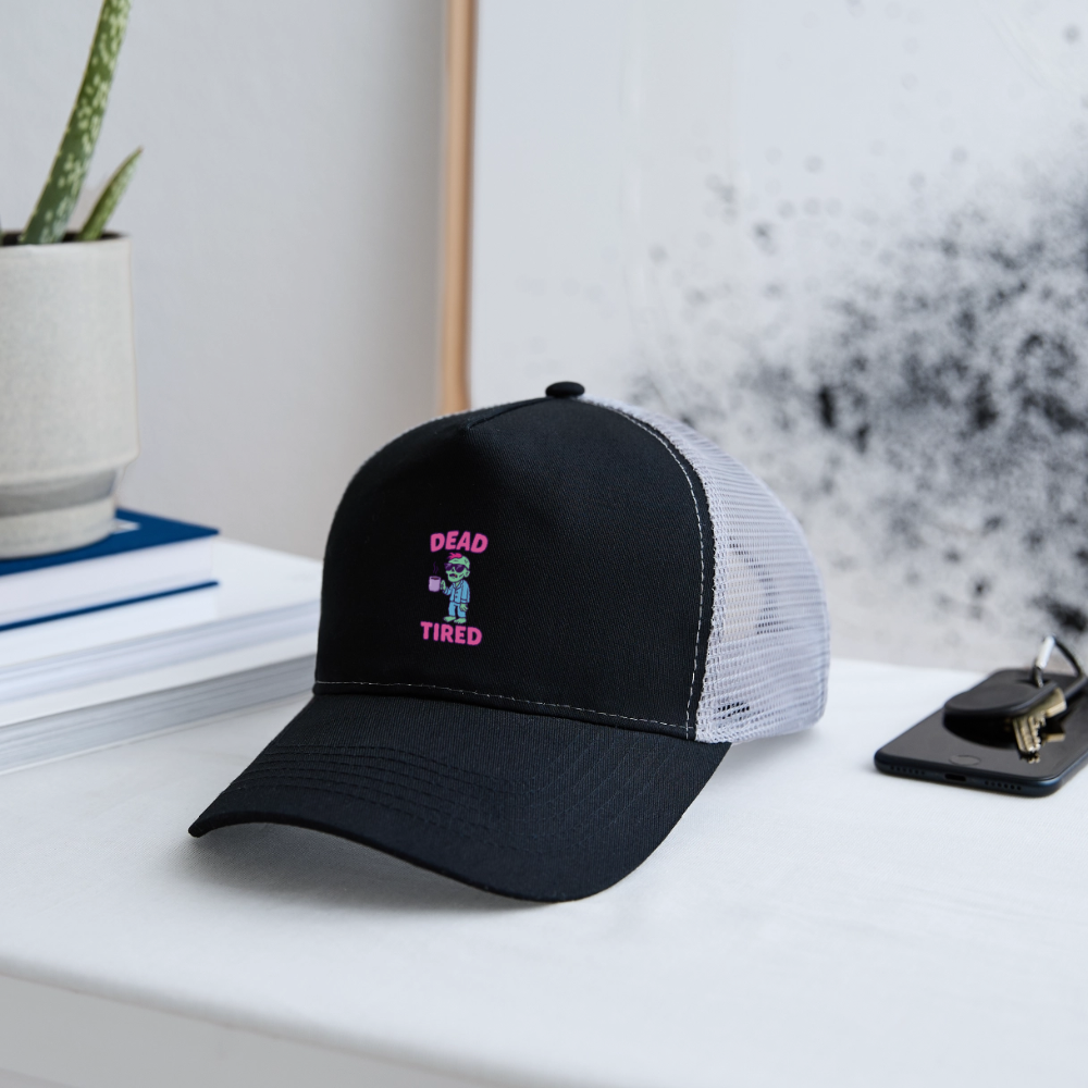 DEAD TIRED CAP - black/stone grey