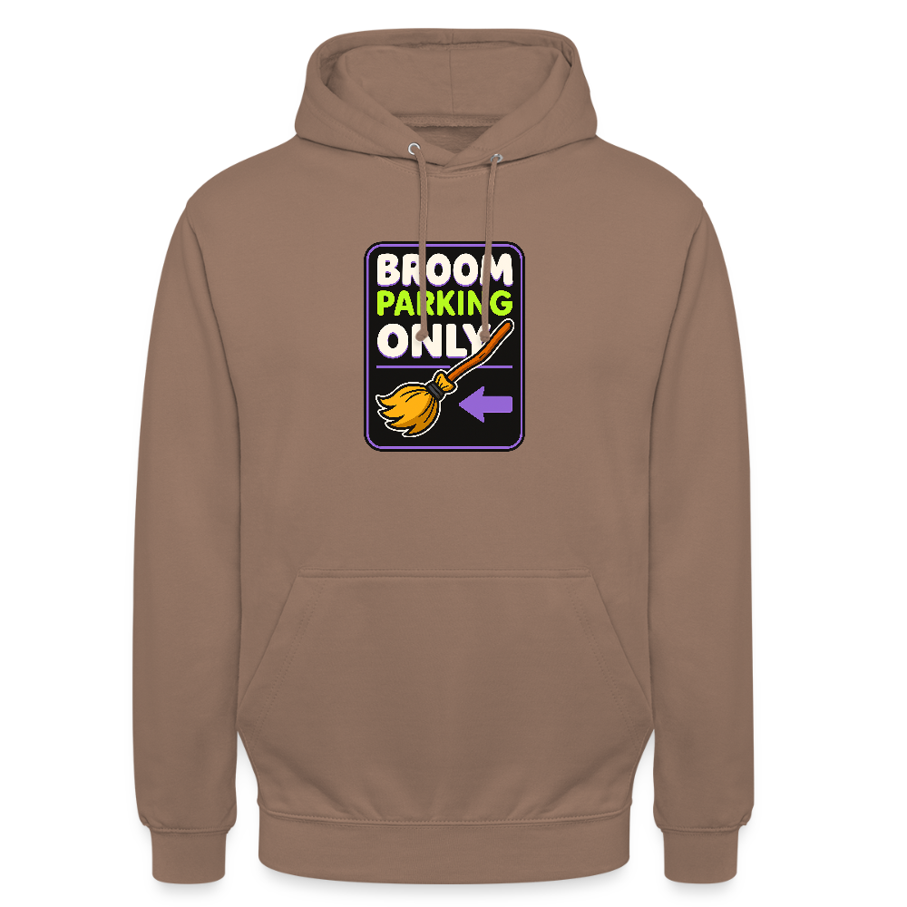 BROOM PARKING ONLY HOODIE - mocha