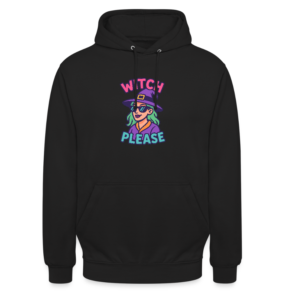WITCH PLEASE HOODIE - black