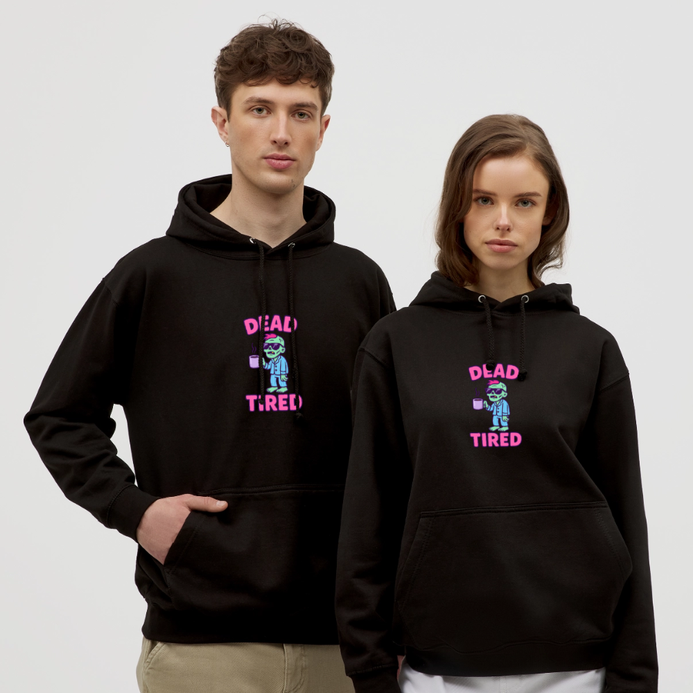 DEAD TIRED HOODIE - black