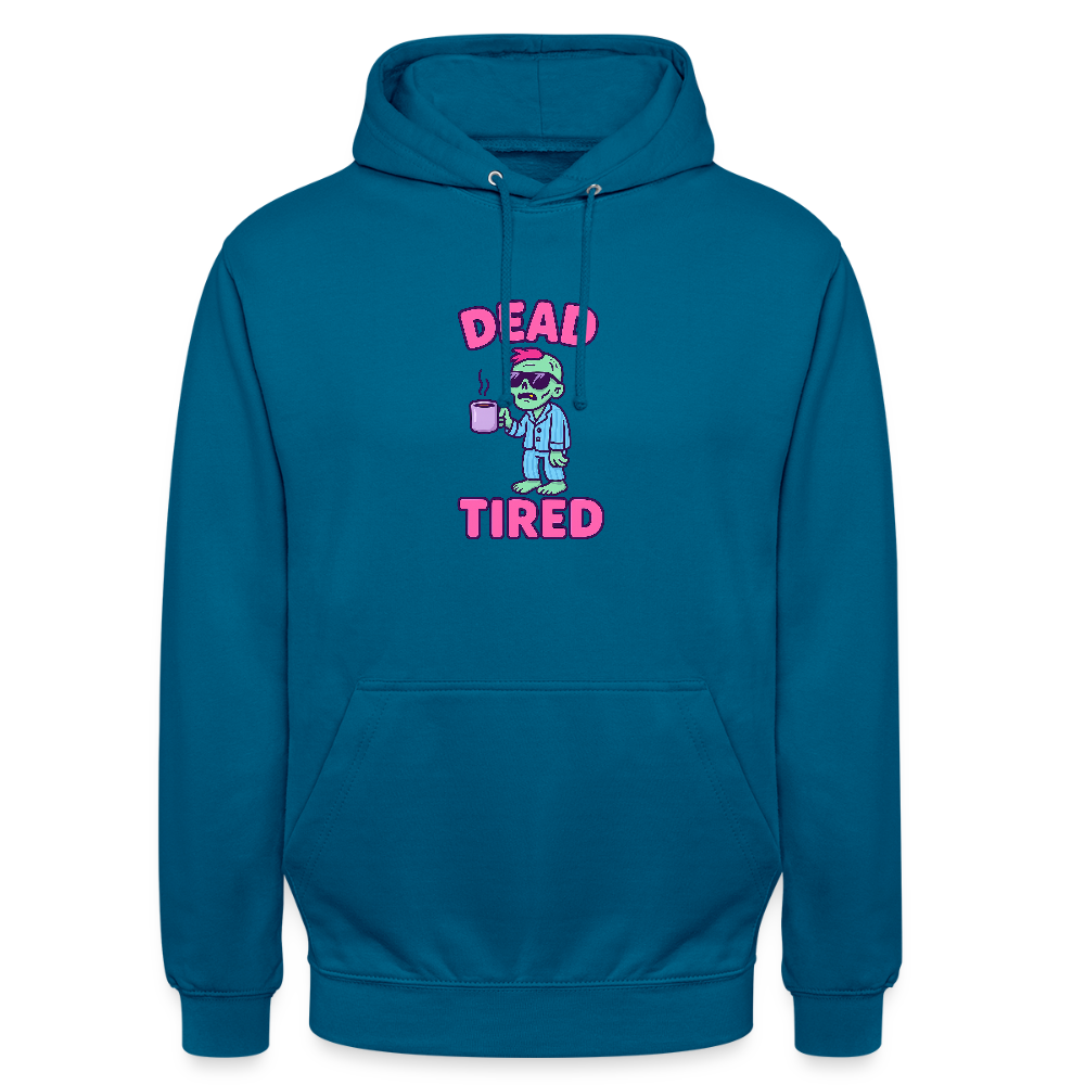 DEAD TIRED HOODIE - deep sea blue