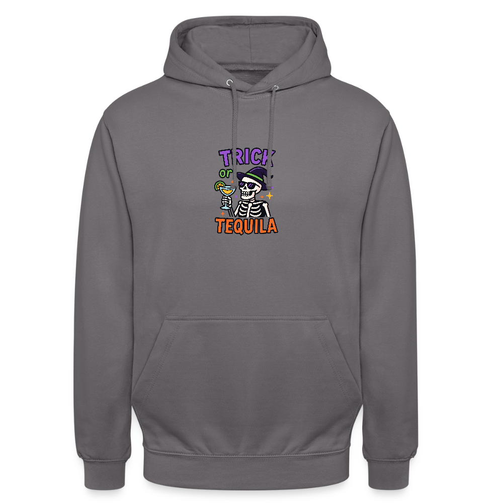 TRICK OR TEQUILA HOODIE - elephant grey