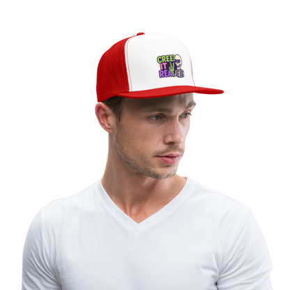 CREEP IT REAL CAP - white/red