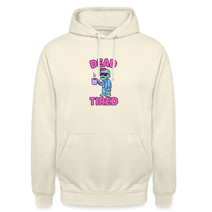 DEAD TIRED HOODIE - vanilla