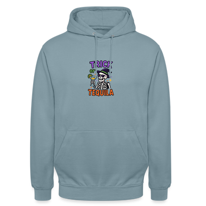 TRICK OR TEQUILA HOODIE - stonewash blue