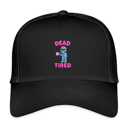 DEAD TIRED CAP - black/black