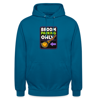 BROOM PARKING ONLY HOODIE - deep sea blue 