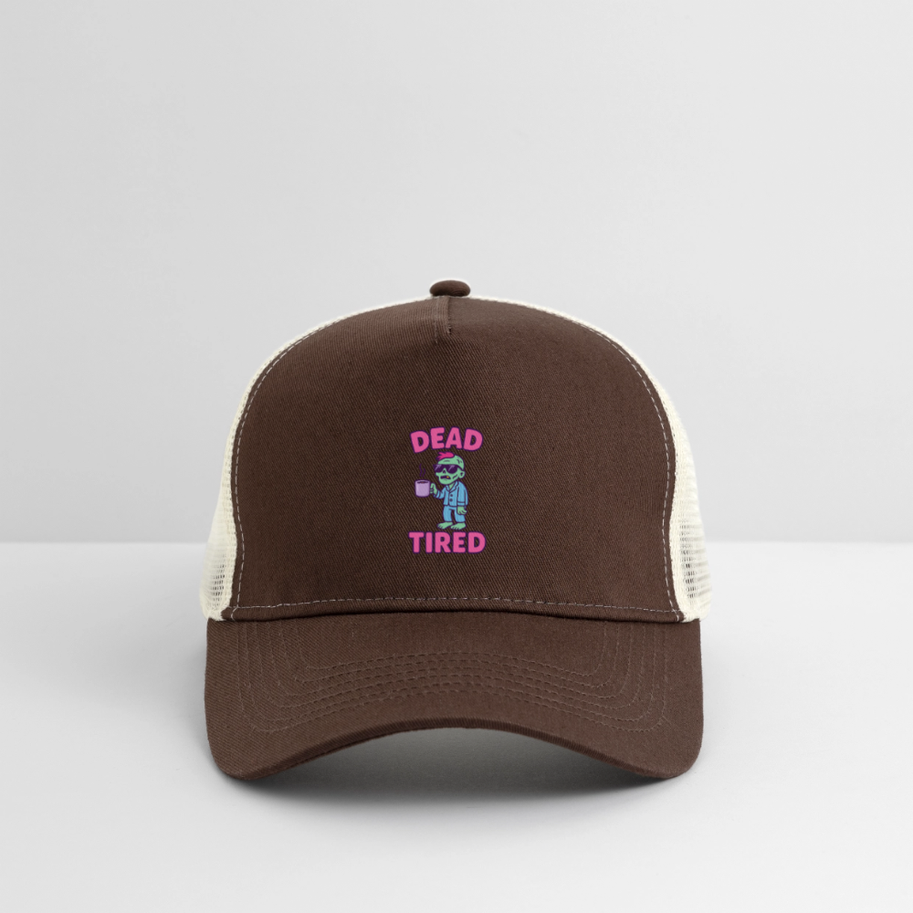 DEAD TIRED CAP - brown/beige