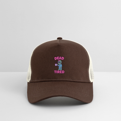 DEAD TIRED CAP - brown/beige