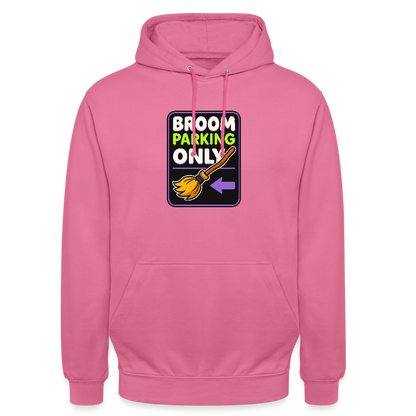 BROOM PARKING ONLY HOODIE - pink
