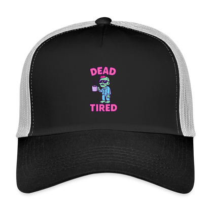DEAD TIRED CAP - black/stone grey