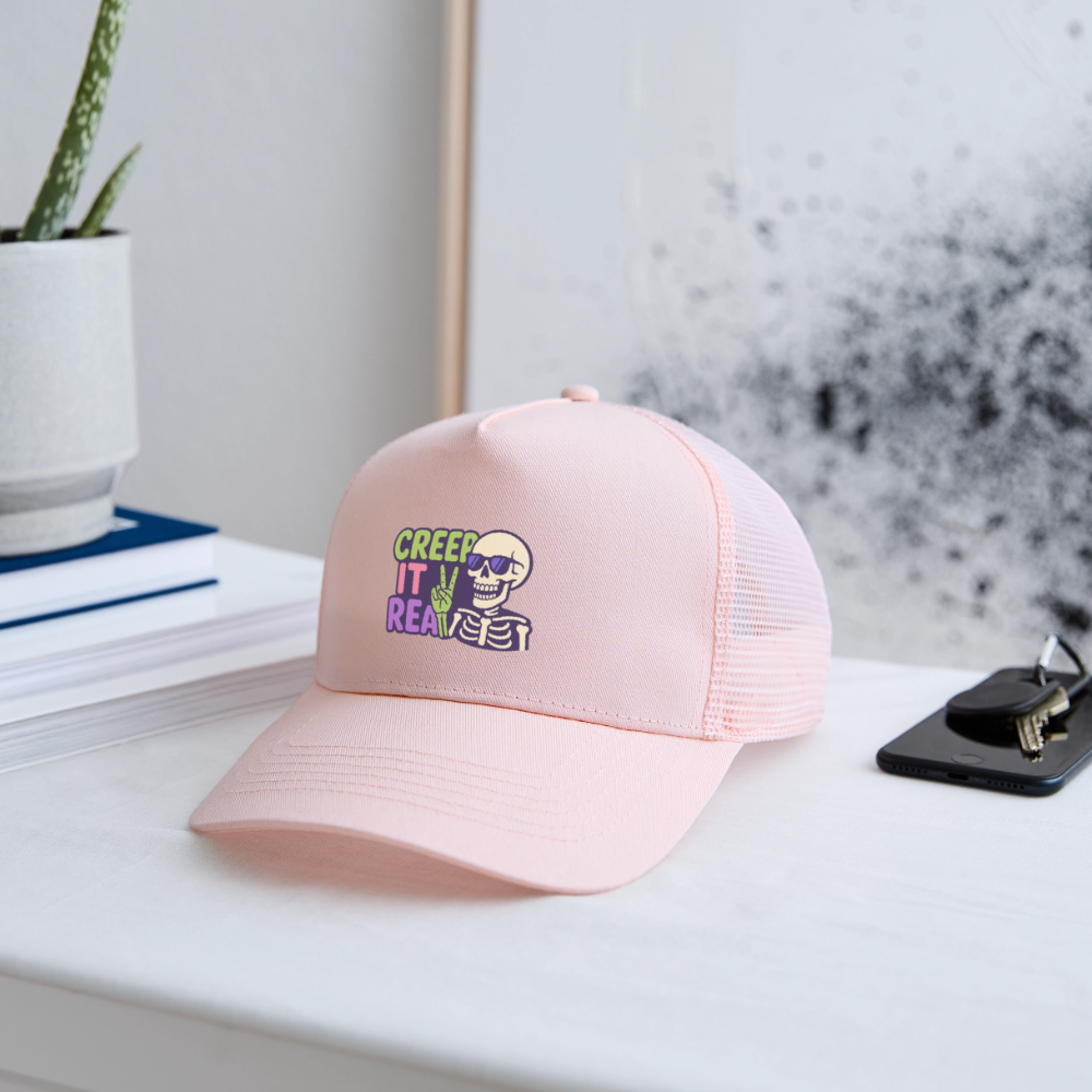 CREEP IT REAL CAP - pale pink