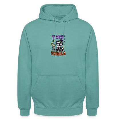 TRICK OR TEQUILA HOODIE - pastel turquoise