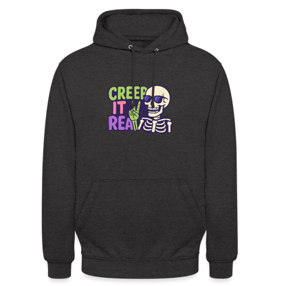 CREEP IT REAL HOODIE - charcoal grey