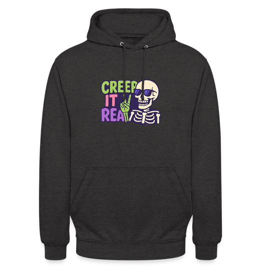 CREEP IT REAL HOODIE - charcoal grey