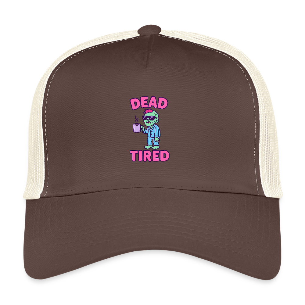 DEAD TIRED CAP - brown/beige