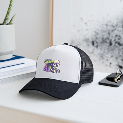 CREEP IT REAL CAP - white/black