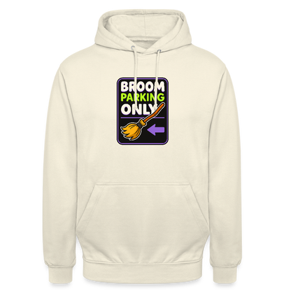 BROOM PARKING ONLY HOODIE - vanilla