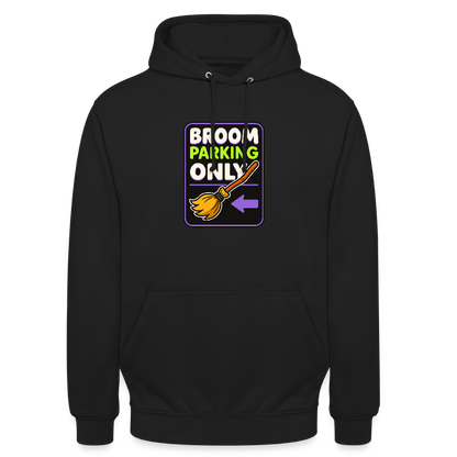 BROOM PARKING ONLY HOODIE - black