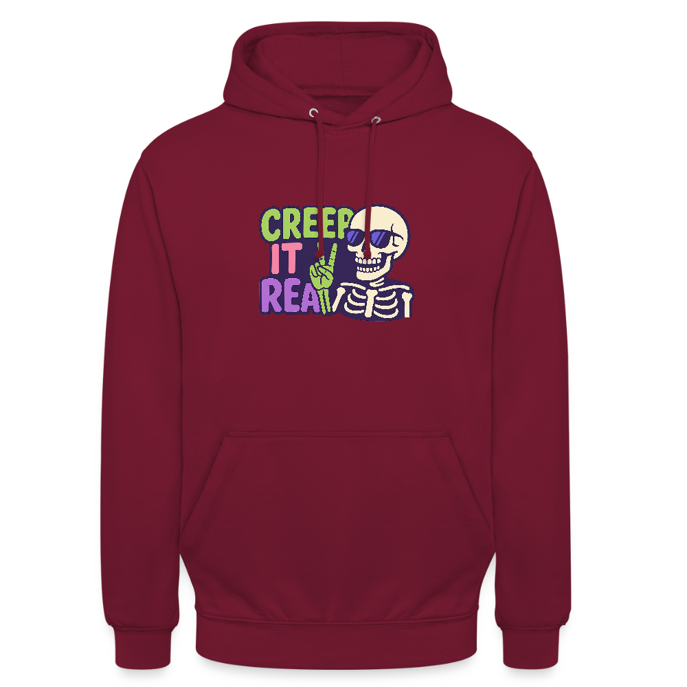 CREEP IT REAL HOODIE - bordeaux