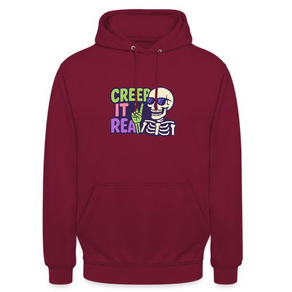 CREEP IT REAL HOODIE - bordeaux