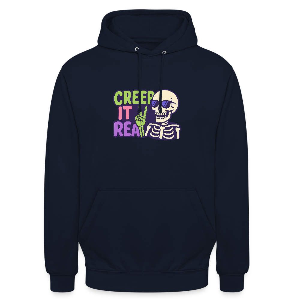 CREEP IT REAL HOODIE - navy