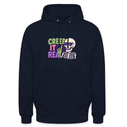 CREEP IT REAL HOODIE - navy