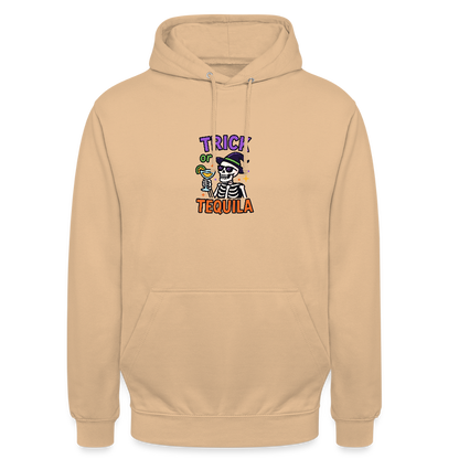 TRICK OR TEQUILA HOODIE - peach