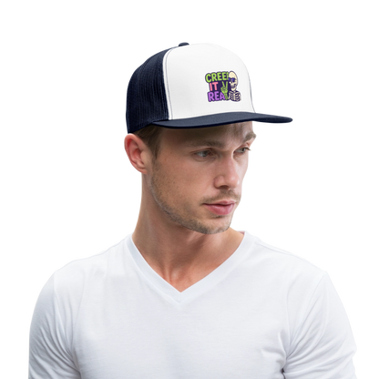 CREEP IT REAL CAP - white/navy