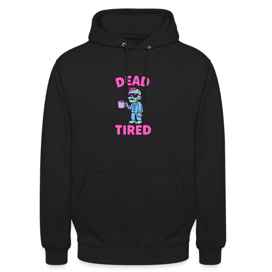 DEAD TIRED HOODIE - black