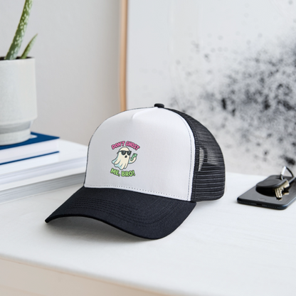DON'T GHOST ME, BRO CAP - white/black