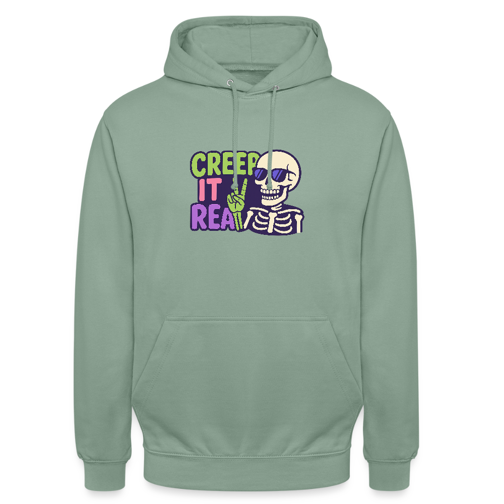 CREEP IT REAL HOODIE - steel green