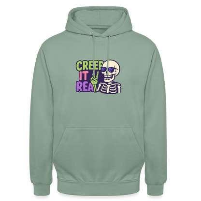 CREEP IT REAL HOODIE - steel green