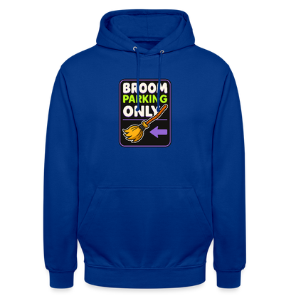 BROOM PARKING ONLY HOODIE - bright royal