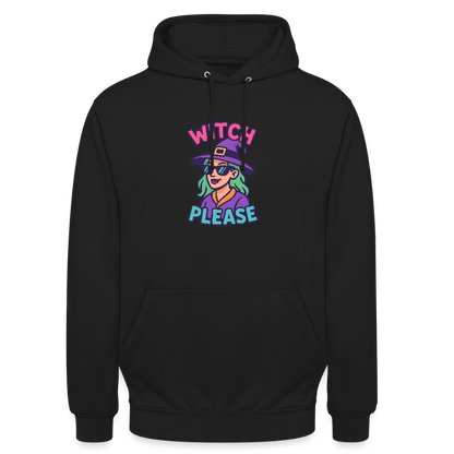 WITCH PLEASE HOODIE - black