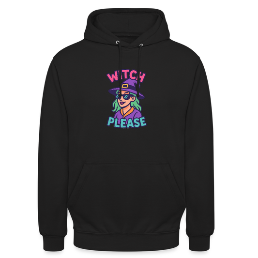 WITCH PLEASE HOODIE - black