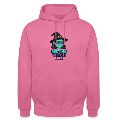RESTING WITCH FACE HOODIE - pink