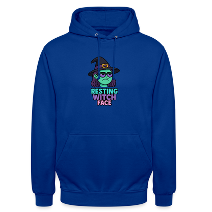 RESTING WITCH FACE HOODIE - bright royal