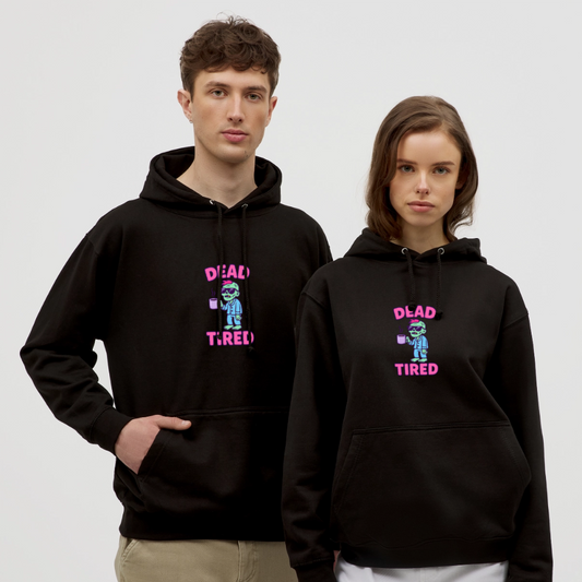 DEAD TIRED HOODIE - black
