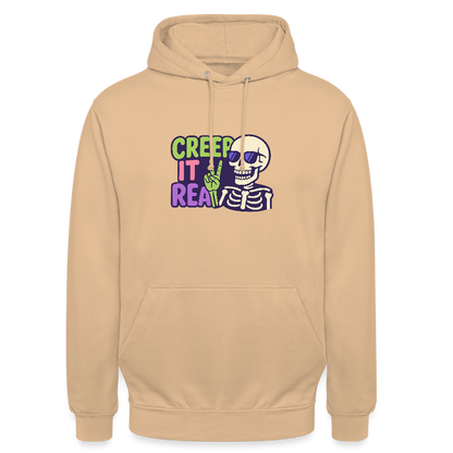 CREEP IT REAL HOODIE - peach
