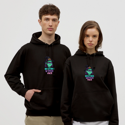 RESTING WITCH FACE HOODIE - black