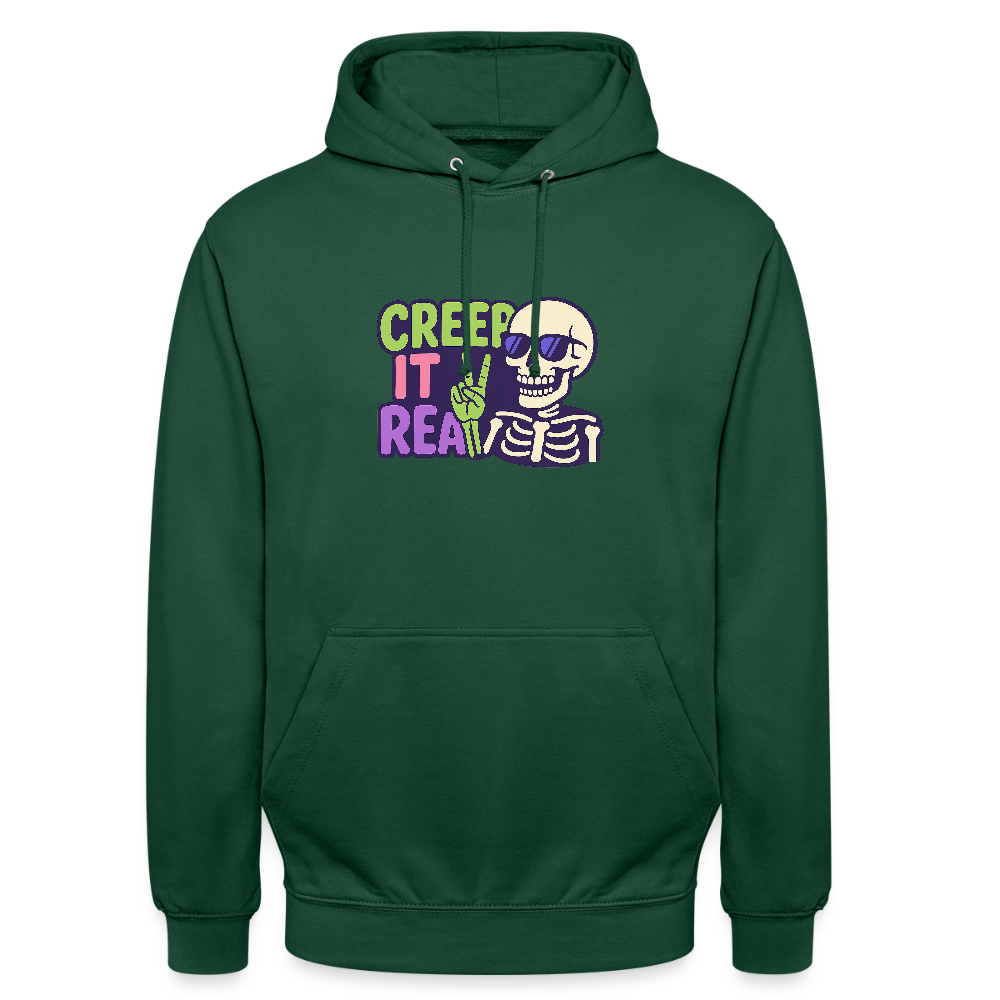 CREEP IT REAL HOODIE - bottle green