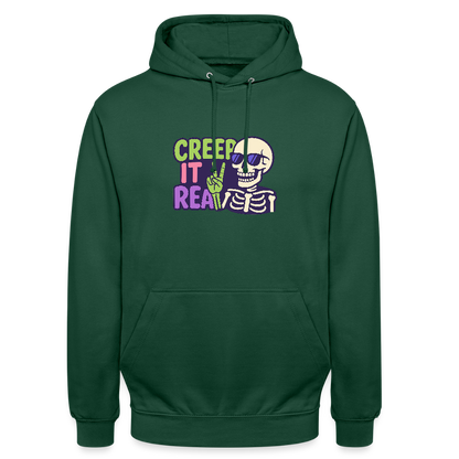 CREEP IT REAL HOODIE - bottle green