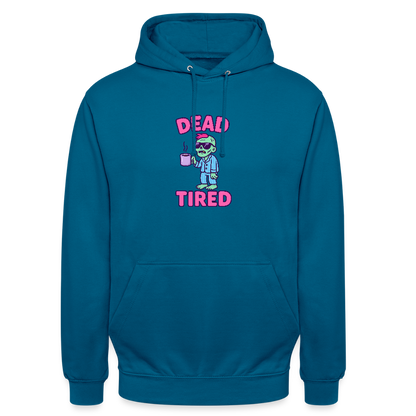 DEAD TIRED HOODIE - deep sea blue 